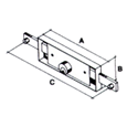 ILS Prefer 2259 Centre Shutter Lock