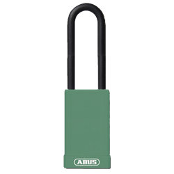 ABUS 74HB Series Long Shackle Lock Out Tag Out Coloured Aluminium Padlock