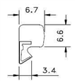 AQUAMAC 109 Draught Strip Seal