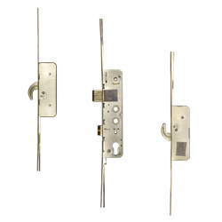 AVANTIS Lever Operated Twin Spindle Latch & Deadbolt - 2 Hook Large