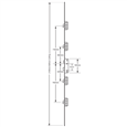 WINKHAUS Cobra Keywind Latch & Deadbolt Single Spindle - 4 Hook