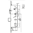 ASEC Roto Alternative MK1 35/92 Latch Deadbolt 4 Roller - 3 Part Repair Kit