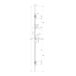 WINKHAUS Cobra Long Lever Operated Latch & Deadbolt Split Spindle - 2 Hook & Lockout