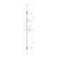WINKHAUS Cobra Long Lever Operated Latch & Deadbolt Split Spindle - 2 Hook & Lockout