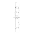 WINKHAUS Cobra Long Lever Operated Latch & Deadbolt Split Spindle - 2 Hook & Lockout