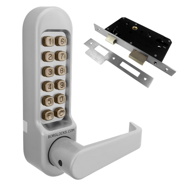 BORG LOCKS BL5403 Digital Lock With Inside Handle And Euro-Profile Lockcase