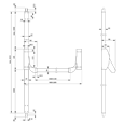 DORMAKABA PHA2220 Standard Panic Bolt