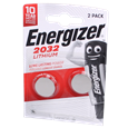 ENERGIZER CR2032 3V Lithium Coin Cell Battery - Twin Pack