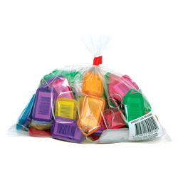 KEVRON ID5 AC50 Tags Bag of 50 Assorted Colours