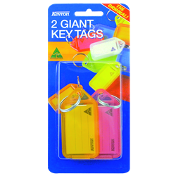 KEVRON ID30 Giant Tags Blister Pack 2 pcs Assorted Colours