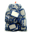 KEVRON ID10 Jumbo Key Tags Bag of 50 Assorted Colours