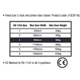 Union CE3F Size 3 Overhead Door Closer