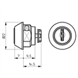 RONIS 8800 Nut Fix Master Keyed Mini  Camlock