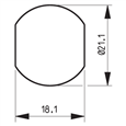 DOM 22501B1 19.5mm Nut Fix Master Keyed Camlock