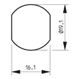 RONIS 22510 19.5mm Nut Fix Latchlock To Suit 7.6mm Padlock