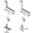 AXIM Universal Bottom Pivot Assembly 8800 Series