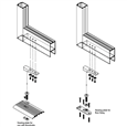 AXIM Universal Bottom Pivot Assembly 8800 Series