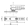 AXIM Universal Bottom Pivot Assembly 8800 Series