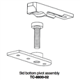 AXIM Universal Bottom Pivot Assembly 8800 Series