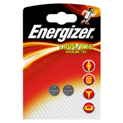 ENERGIZER 150MAH LR44 A76 Lithium Coin Battery Cell Twin Pack