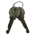 B&G Warded Brass Open Shackle Padlock - Steel Shackle