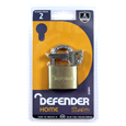 DEFENDER Brass Open Shackle Padlock