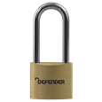 DEFENDER DFBP Brass Long Shackle Padlock