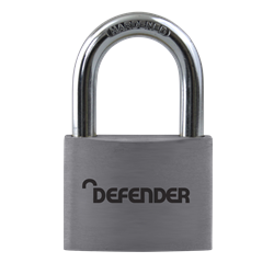 DEFENDER Aluminium Open Shackle Padlock