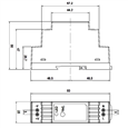 VIDEX 12V DC 1.25A DIN Power Supply
