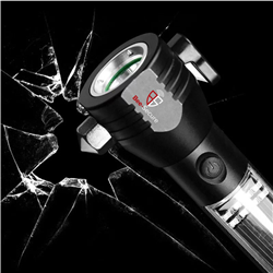 BEE-SECURE Solar Emergency LED Flashlight