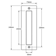 ARREGUI C-600 Letterplate