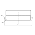 Trojan 38mm - 78mm Letter Plate