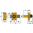 LINCE Rim Deadlock 3916 Keyed Both Sides