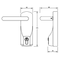 UNION ExiSAFE Lever Operated Outside Access Device