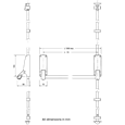 BRITON 376E Single Panic Bolt