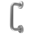 DORTREND 20RCR2 Bolt Fix Round Rose Aluminium Pull Handle