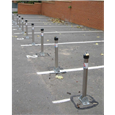 Autopa Folding Parking Post - Padlock