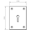 SOUBER TOOLS JE1 Front Fix UK Escutcheon