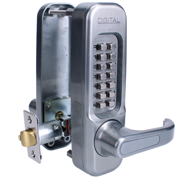 LOCKEY 1150 Series Lever Handle Digital Lock With 60mm Latch