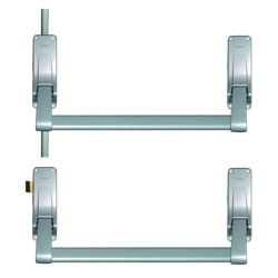 BRITON 377 Push Bar Double Rebated Door Panic Set