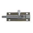 ASEC VITAL Chrome 25mm Wide Straight Barrel Bolt