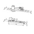 DORMAKABA 8066 Double Action Top Centre Complete Unit