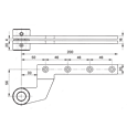 DORMAKABA 7411K/56F Single Action Top Centre