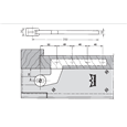 DORMAKABA 7411/56 Single Action Door Strap