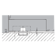 DORMAKABA 7475AX Rectangular Floor Pivot Bearing