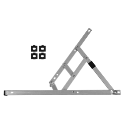 CHAMELEON Side Hung Egress Friction Hinge With Packers - 13mm - 17mm