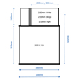 ASEC Under Floor Safe Door Only - 250mm x 200mm