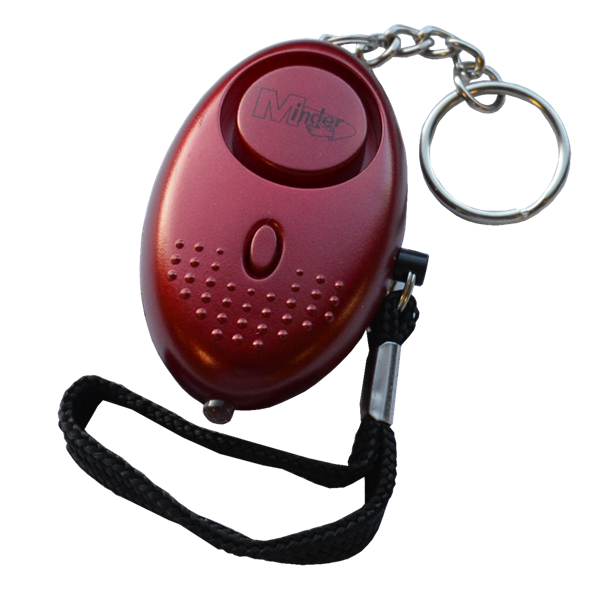 MINDER Mini Keyring Torch Personal Alarm