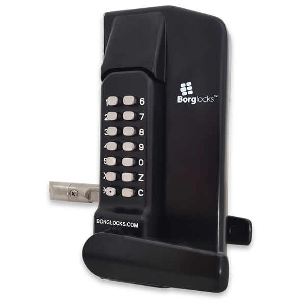 BORG LOCKS BL3430 ECP Lever Operated Marine Grade Metal Gate Double Digital Lock