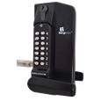 BORG LOCKS BL3430 ECP Lever Operated Marine Grade Metal Gate Double Digital Lock